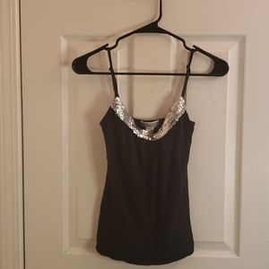 🤯3/$12 Next Era Couture Sparkle Tank Top Black S